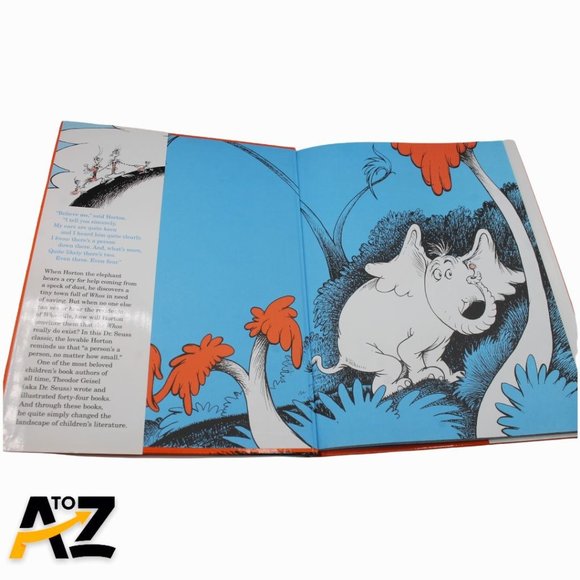 DR. SEUSS HORTON HEARS A WHO HARDCOVER BOOK W/ DUST JACKET - Picture 7 of 13